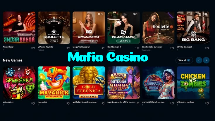 available types of Mafia Casino bet including pre-match live express and system bets